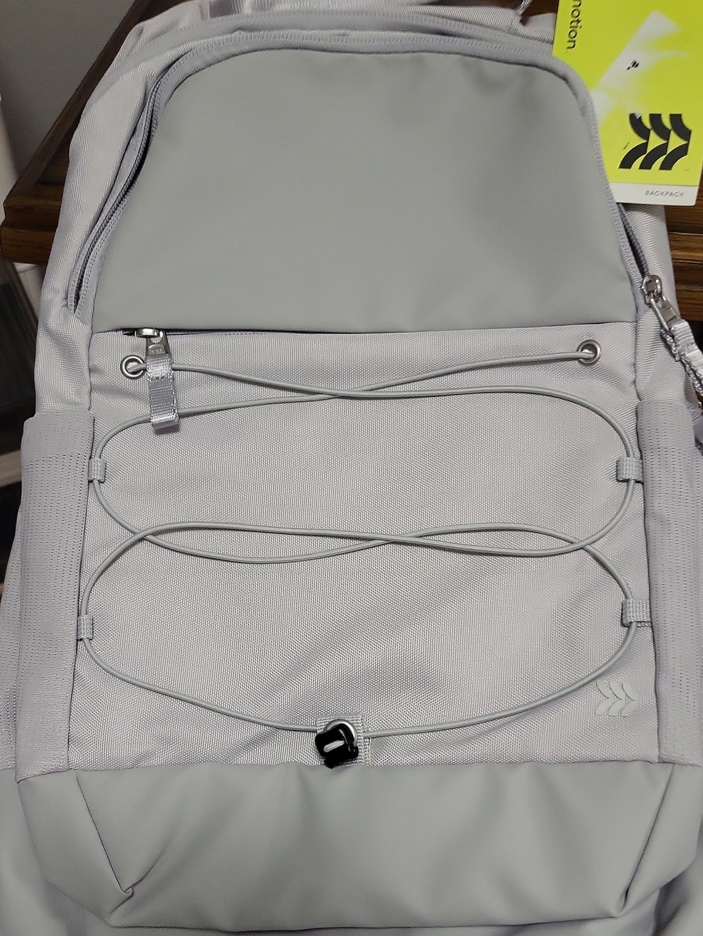 Light Gray Urban Backpack - Minimal Design